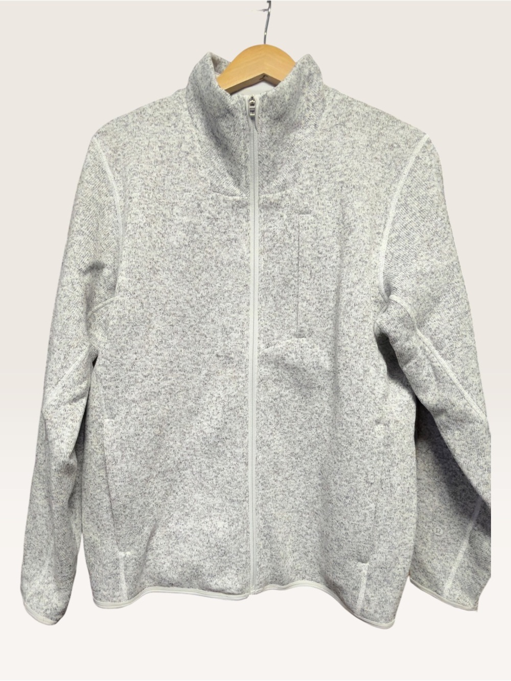 Lululemon Men's Light Heather Gray Full-Zip Jacket BNWOT